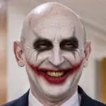 John Healey as the Joker