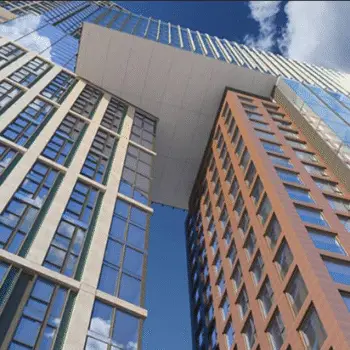 Flats from below