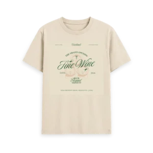Fine Wine Label Tee